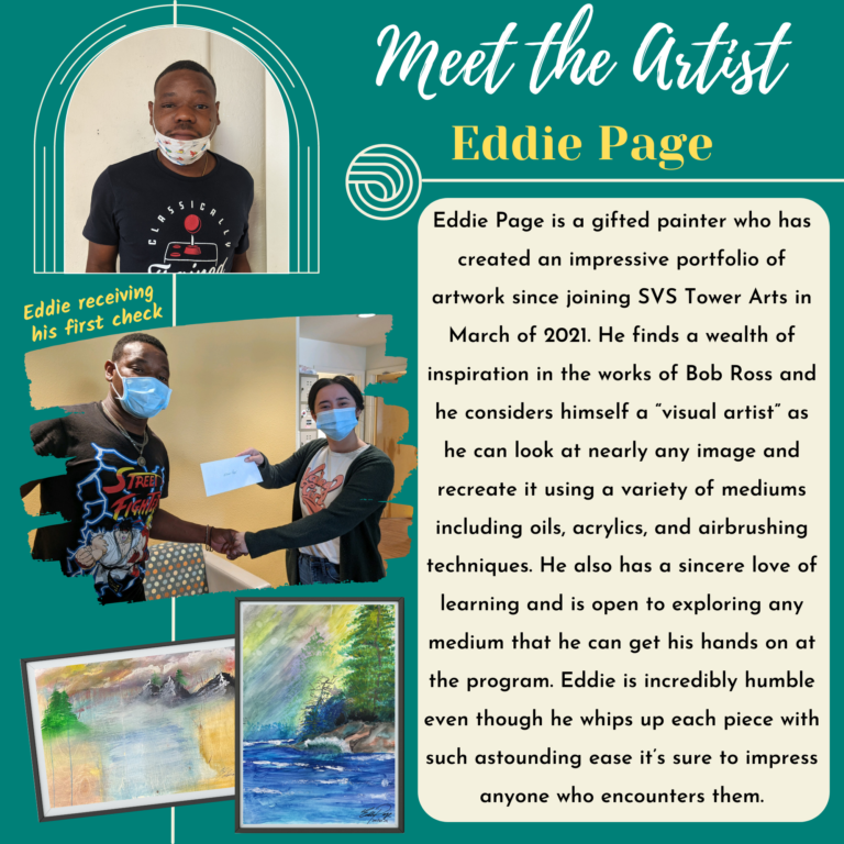 Meet our Artist of the Month  Social Vocational Service